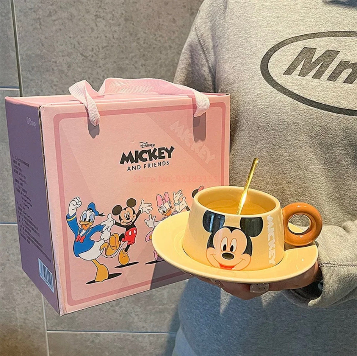 Disney Mickey & Friends Cup & Saucer Gift Set – Mickey Mouse Edition