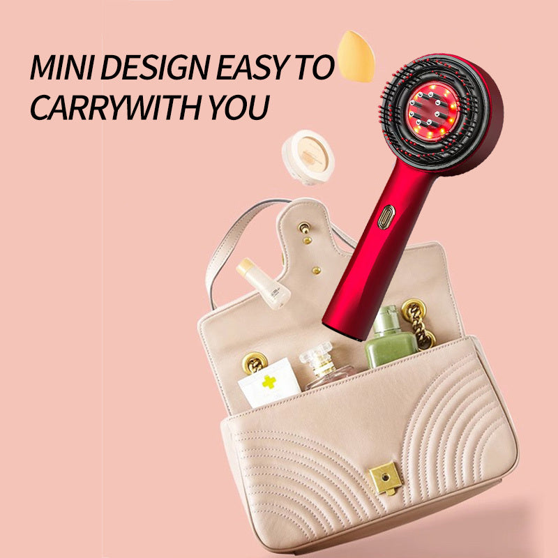 Electric Scalp Massage Comb Red Light Hair Brush Smart Scalp Massager Brush for Hair Growth High Quality Oil Applicator
