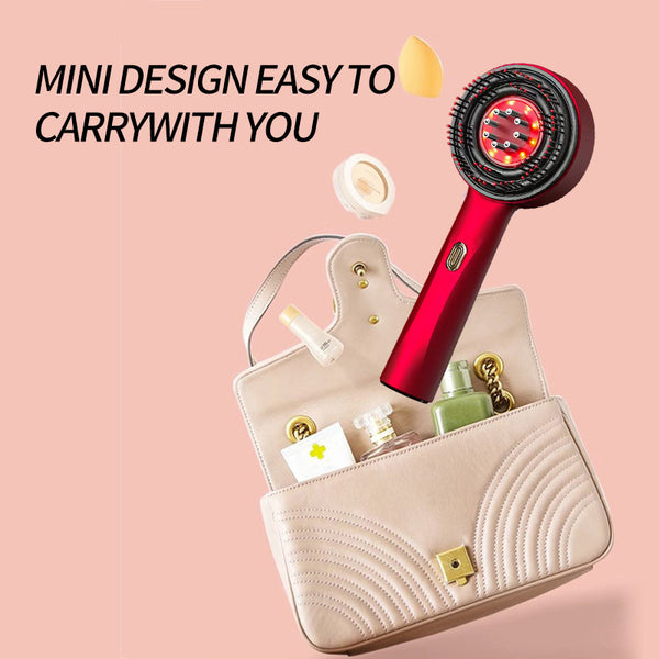 Electric Scalp Massage Comb Red Light Hair Brush Smart Scalp Massager Brush for Hair Growth High Quality Oil Applicator