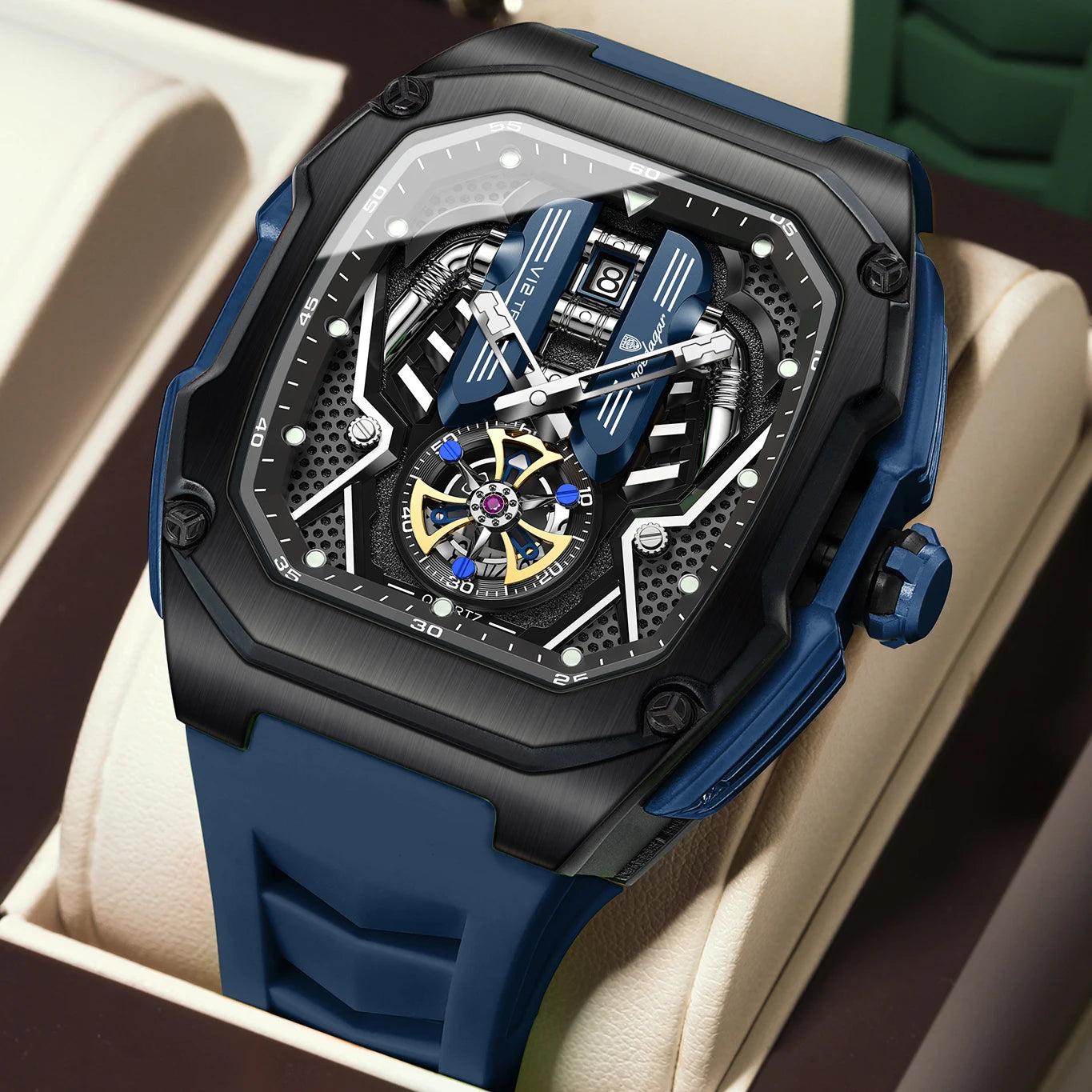 Luxury Skeleton Quartz Watch for Men | Built to Impress
