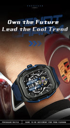 POEDAGAR Fashion Luxury Man Wristwatch Sport Waterproof Luminous Date Watches For Men Top Casual Quartz Silicone Men Watch Reloj