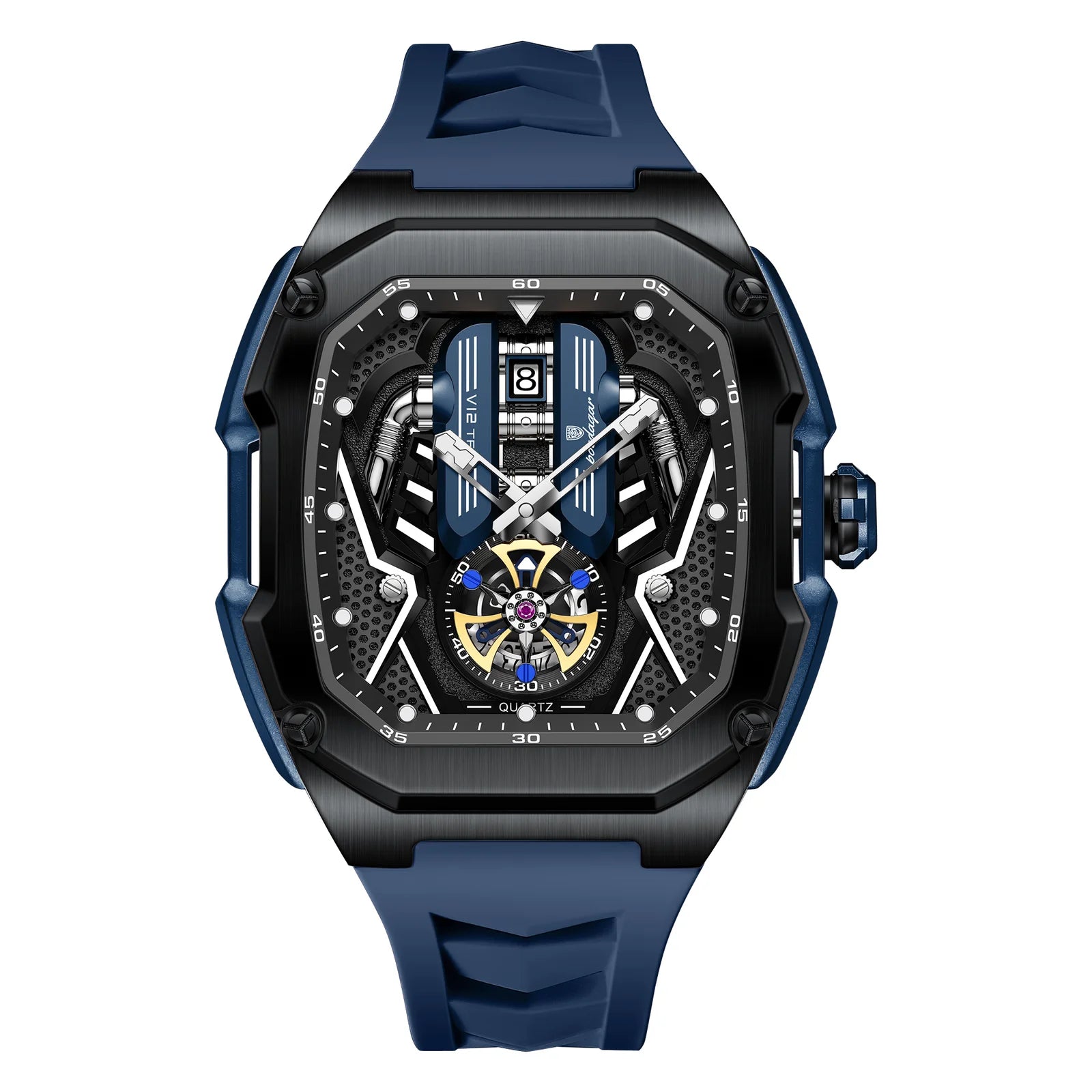 Luxury Skeleton Quartz Watch for Men | Built to Impress